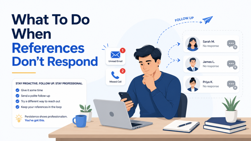 What To Do When References Don't Respond What To Do When References Don't Respond